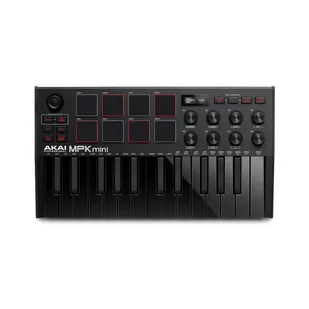 'Akai Mpk Mini Mk3 Black Klawiatura Sterująca Usb Akai Mpk-Mini-Mk3-Bk' - Akcesoria do instrumentów klawiszowych - miniaturka - grafika 1