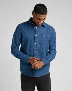 Lee Leesure Shirt Męska Koszula Indigo L66Nczdk-M - Koszule męskie - miniaturka - grafika 1