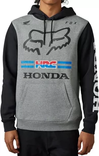 bluza męska FOX (HONDA) FOX PO HOODIE Heather Graphite - Bluzy męskie - miniaturka - grafika 1