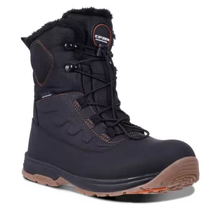 Buty dla chłopców - Śniegowce Icepeak Alofi 72268 100 I Black 990 - grafika 1