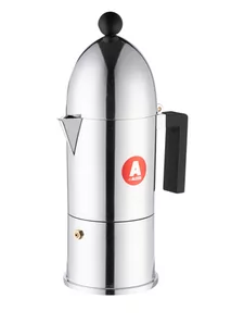 Alessi Kawiarka do ekspresu z alumninium z czarną rączką duża A9095/6 B - Akcesoria i części do ekspresów do kawy - miniaturka - grafika 3