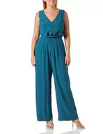 Kombinezony - s.Oliver BLACK LABEL kombinezon damski, Niebieski zielony, 38 - miniaturka - grafika 1