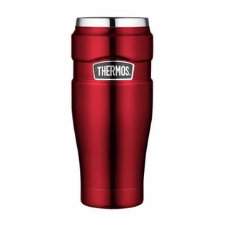 Kubki termiczne - Thermos Stainless King 4002.248.047 kubek termiczny, 0,47 l, ze stali szlachetnej, kolor bordowy (cranberry) 4002.248.047 - grafika 1