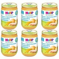Dania dla dzieci - Hipp Puree z ziemniaczków z kukurydzą i indykiem po 5. miesiącu zestaw 6 x 190 g Bio - miniaturka - grafika 1