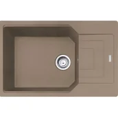 Zlewozmywaki - Franke Urban UBG 611-78 XL GSC Zlewozmywak granitowy jednokomorowy 78x50 cm cappuccino 114.0687.279 - miniaturka - grafika 1