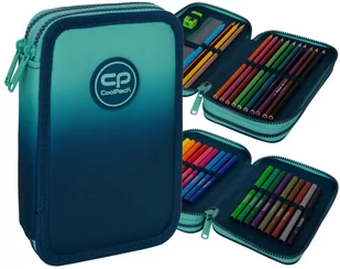 Patio Piórnik podwójny z wyposażeniem Jumper 2 Gradient Blue CoolPack F066690 - Piórniki - miniaturka - grafika 1