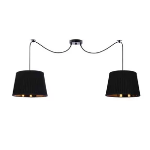Lampa wisząca z czarno-złotymi abażurami 32-10254 z serii GILLO - Lampy sufitowe Lampa wisząca z czarno-złotymi abażurami 32-10254 z serii GILLO - Lampy sufitowe - miniaturka - grafika 1