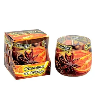 Świeca zapachowa w szkle Cinnamon and Orange cynamon i pomarańcza - Świece - miniaturka - grafika 1