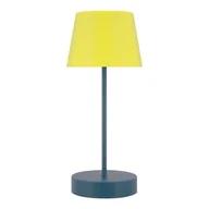 Noże stołowe - Żółto-niebieska lampa stołowa LED ze ściemniaczem (wysokość 33,5 cm) Oscar – Remember - miniaturka - grafika 1