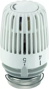 Głowica termostatyczna K biała/pierścień zabezpieczający - Głowice termostatyczne - miniaturka - grafika 1