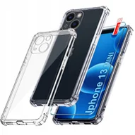 Etui i futerały do telefonów - Etui do iPhone 13 Mini PANCERNE CASE SILICON GUMOWE SLIM + SZKŁO 9H - miniaturka - grafika 1
