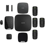 Zestawy do monitoringu - Kompletny zestaw AJAX Můj dům, můj hrad (AJAXSET1_BL) Czarna - miniaturka - grafika 1