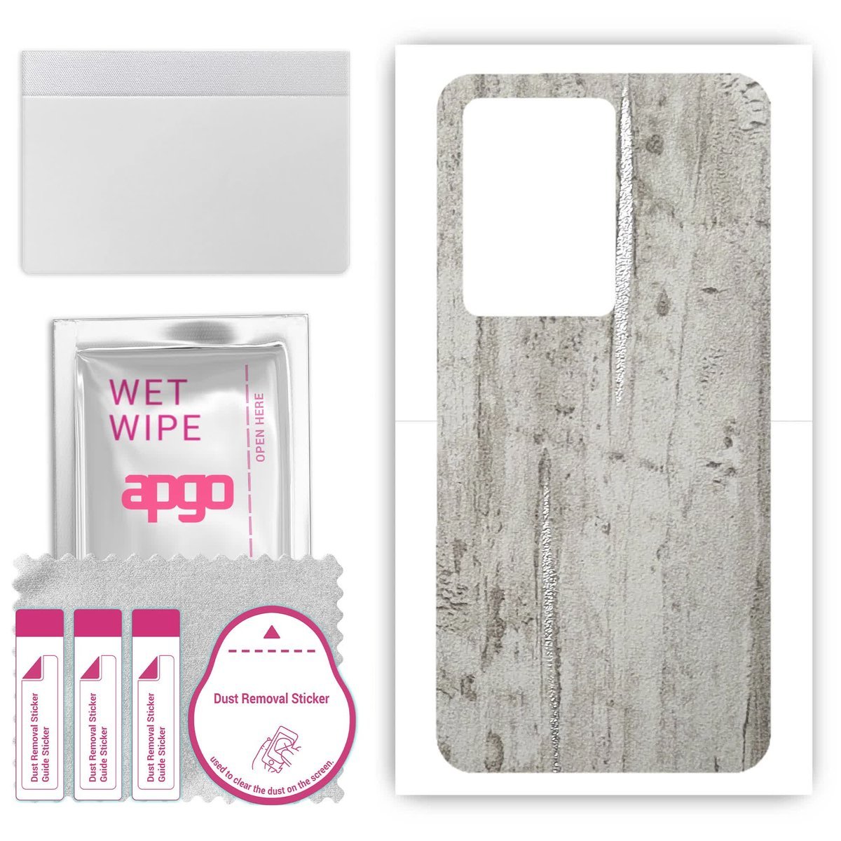 Folia naklejka skórka strukturalna na TYŁ do Vivo Y37m 5G - Beton Srebrne Paski - apgo SKINS