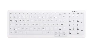 CHERRY AK-C7000 klawiatura Medyczna RF Bezprzewodowy + USB QWERTZ Niemiecki Biały  AK-C7000F-FUS-W/GE - Klawiatury - miniaturka - grafika 1