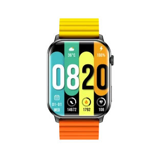 Kieslect KS Żółto-pomarańczowy - Smartwatch - miniaturka - grafika 1