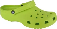 Klapki i japonki damskie - Crocs Crocs Classic Clog 10001-3UH Zielone 36/37 - miniaturka - grafika 1
