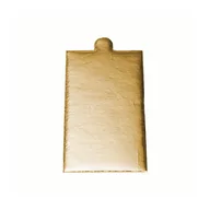 Dodatki do ciast w proszku - Bankietówki, podkłady pod monoporcje prostokątne ZŁOTE Cuki Alfatec 9 x 5 cm, 200 szt. - miniaturka - grafika 1
