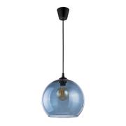 Lampy sufitowe - TK Lighting Cubus 3141 Lampa wisząca zwis 1x60W E27 niebieski/czarny - miniaturka - grafika 1
