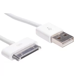 Apple akyga AK-USB-08 iPhone'a 30 Pin na USB/Sync//kabel do transmisji danych do ładowania biały AK-USB-08 - Kable USB - miniaturka - grafika 3