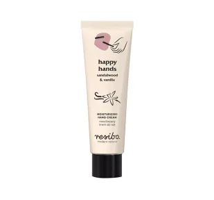 Resibo Resibo Happy Hands nawilżający krem do rąk drzewo sandałowe i wanilia 50 ml - Kremy i maski do rąk - miniaturka - grafika 1