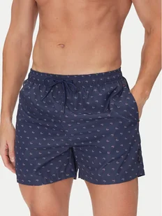 YSABEL MORA Szorty kąpielowe 90309 Granatowy Regular Fit - Kąpielówki męskie - miniaturka - grafika 1