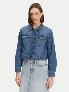 ONLY Kurtka jeansowa Lumi 15339977 Niebieski Regular Fit - Kurtki damskie - miniaturka - grafika 1