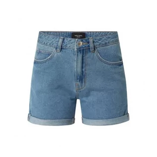 Spodenki damskie - Szorty jeansowe z bawełny model Nineteen - Vero Moda - grafika 1