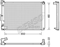 Układ chłodzenia - akcesoria - Chłodnica, układ chłodzenia silnika Denso DRM51012 - miniaturka - grafika 1