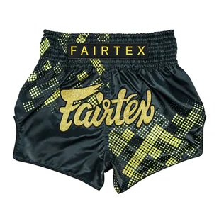 Spodenki treningowe Fairtex Muay Thai S1931 Heart of Gold - Kimona, stroje i obuwie - miniaturka - grafika 1