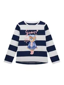 Bluzki damskie - Guess Bluzka K5BI11 K9NF4 Granatowy Regular Fit - miniaturka - grafika 1