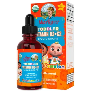 MaryRuth's Witaminy D3+K2 dla dzieci w kroplach, 15 ml - Witaminy i minerały - miniaturka - grafika 1