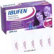 Przeziębienie i grypa - Polpharma Ibufen 200 mg x 5 czopków - miniaturka - grafika 1