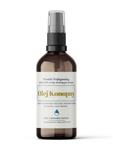 Olej BIO KONOPNY przeciwzapalny do skóry trądzikowej - 100 ml - Olejki do ciała i włosów - miniaturka - grafika 1