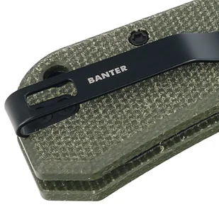 Nóż składany WE Knife Banter Green Micarta, Black Stonewashed CPM S35VN by Ben Petersen (2004J) - Noże - miniaturka - grafika 10