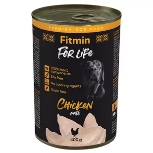 FITMIN FOR LIFE DOG CHICKEN - 400G - Mokra karma dla psów - miniaturka - grafika 2