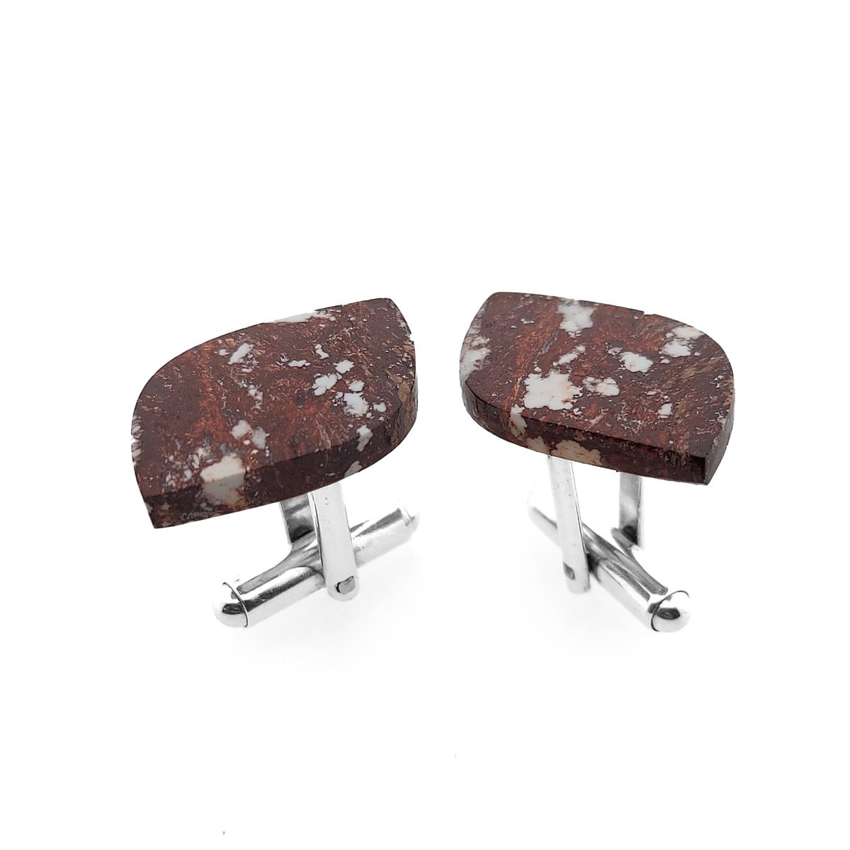 Spinki do mankietów Jaspis Wild Horse (S227) Srebro [925]