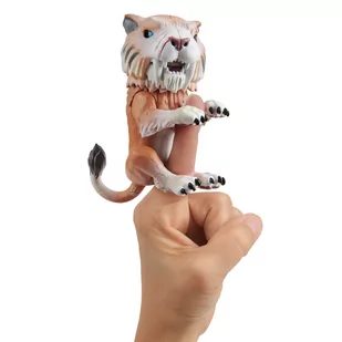 Wow Wee Fingerlings Untamed Sabretooth Interactive Collectible Dinosaur - Bonesaw - Zabawki interaktywne dla dzieci - miniaturka - grafika 1