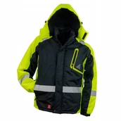 Odzież robocza - Kurtka robocza Odblaskowa Ocieplana Yellow r. 2XL - miniaturka - grafika 1