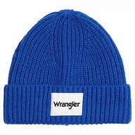 Czapki damskie - Wrangler Męska czapka beanie Rib, niebieski (True Blue), jeden rozmiar - miniaturka - grafika 1