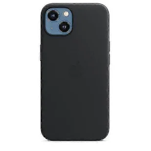 Skórzane etui na telefon iPhone 13 Skórzane etui z Magsafe Midnight Black - Etui i futerały do telefonów - miniaturka - grafika 1