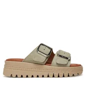 Klapki i japonki damskie - Klapki Tamaris 1-27202-44 Zielony - miniaturka - grafika 1