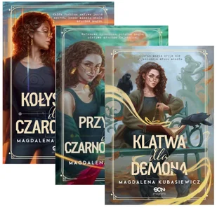 Pakiet Wilcza Jagoda. Tomy 1-3 Kołysanka dla czarownicy, Przysługa dla Czarnoksiężnika, Klątwa dla demona - Magdalena Kubasiewicz - książka - Fantasy - miniaturka - grafika 1
