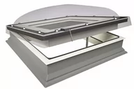 Okna - Okno do płaskiego dachu DMC-M P2 Fakro manualne z matową kopułą 80BM10 - miniaturka - grafika 1