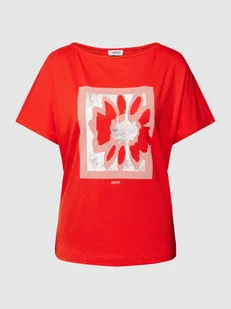 T-shirt z nadrukiem z motywem i logo - Koszulki i topy damskie - miniaturka - grafika 1