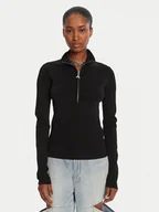 Swetry damskie - Patrizia Pepe Sweter 8K0323 K274 Czarny Regular Fit - miniaturka - grafika 1