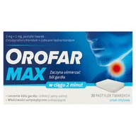 Przeziębienie i grypa - Novartis Orofar Max 30 szt. - miniaturka - grafika 1