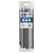 Inne mocowania - Opaska zaciskowa 200 x 2,5 mm czarna 100szt. McKenzie - miniaturka - grafika 1