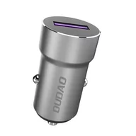Ładowarki samochodowe - Dudao Dudao szybka ładowarka samochodowa USB do gniazda zapalniczki 5 A 22,5 W Quick Charge 3.0 VOOC szary (R4Pro Upgrade gray) R4Pro gray - miniaturka - grafika 1