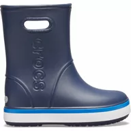 Kalosze damskie - Crocs kalosze dla dzieci Crocband Rain Boot Kids granatowe 205827 4KB - miniaturka - grafika 1