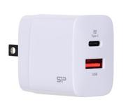 Ładowarki do telefonów - Silicon Power Silicon Power Ładowarka sieciowa QM16 QC3.0+PD USB-C USB-A 18W - wtyczki EU, US, UK, AU 2_426906 - miniaturka - grafika 1